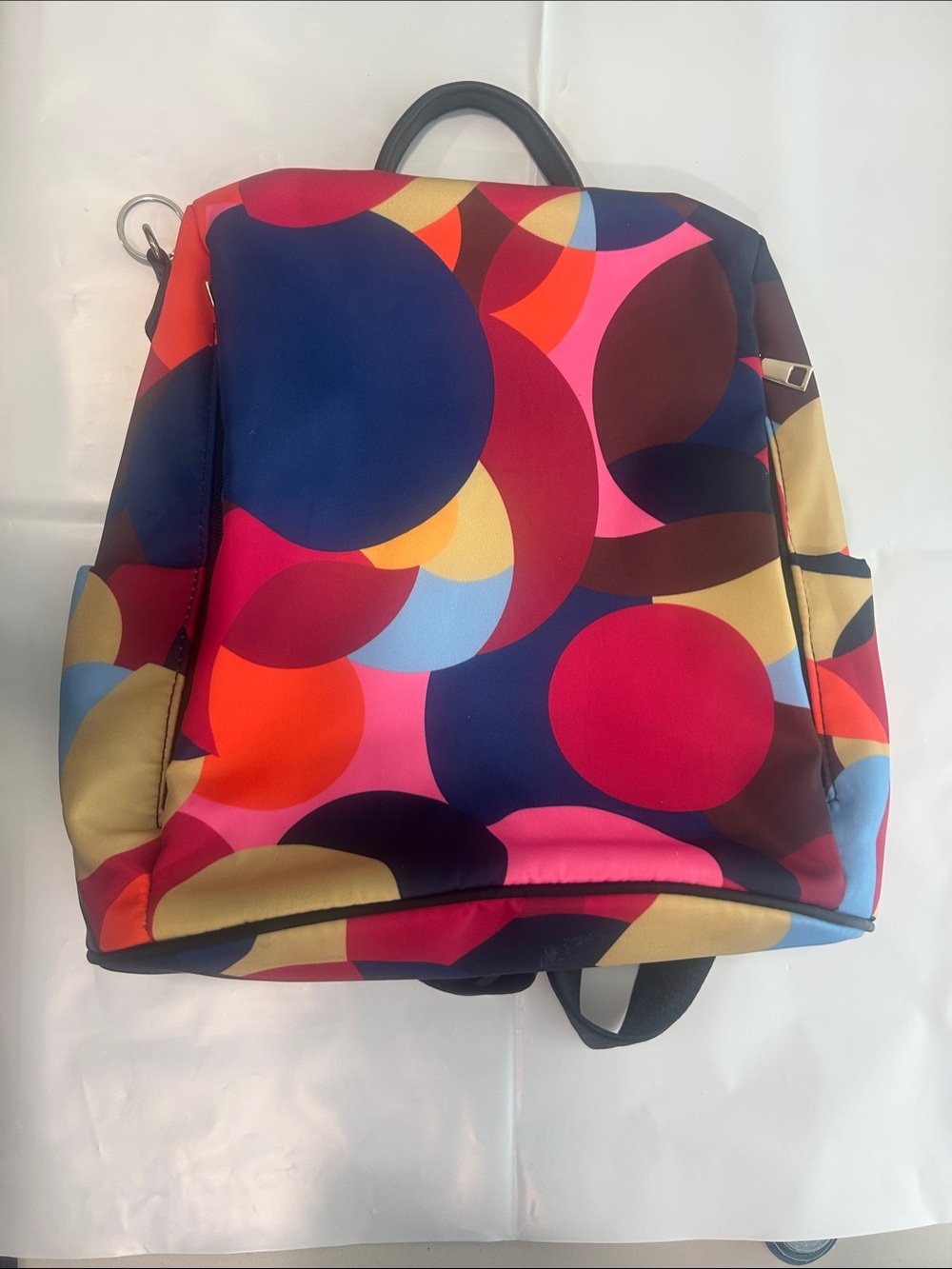 Colorful Multi-Circle Women's anti theft Backpack - Paoba